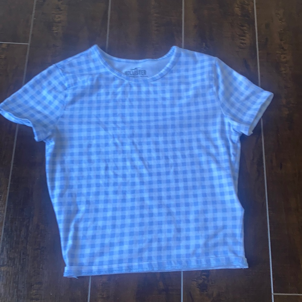 Plaid blue shirt